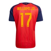 Stroje piłkarskie Hiszpania Nico Williams #17 Koszulka Podstawowej MŚ 2026 Krótki Rękaw